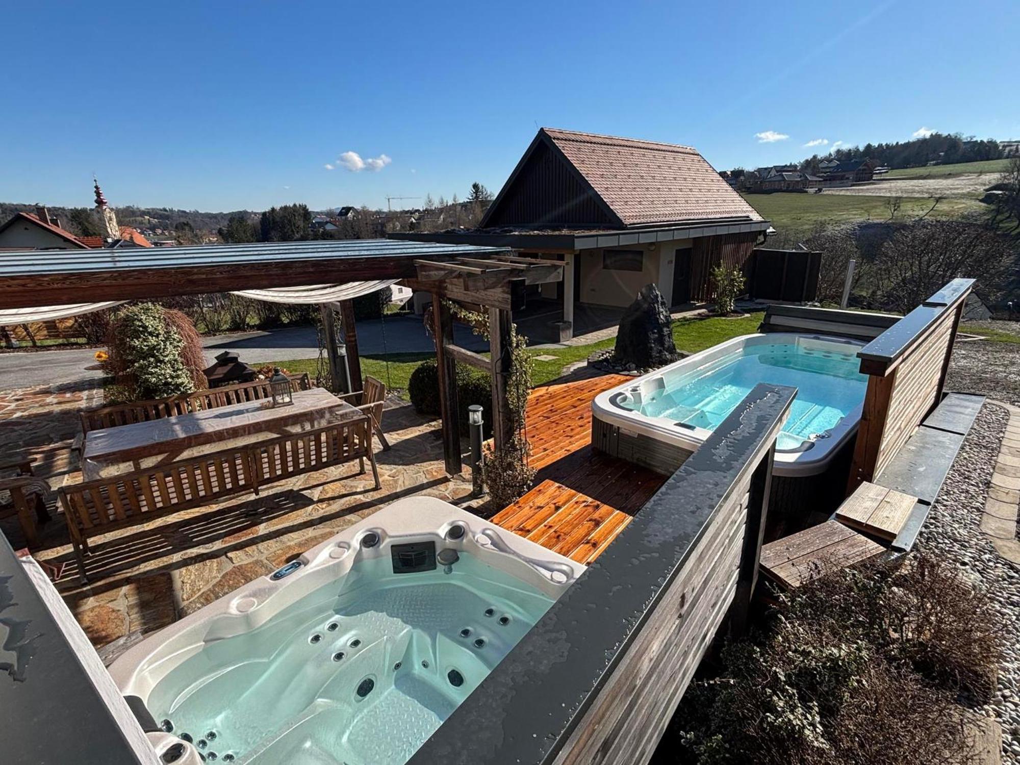 Das "Ferienhaus Eibiswald" Landhaus Refugium Im Schilcherland - Sauna Und Spa المظهر الخارجي الصورة